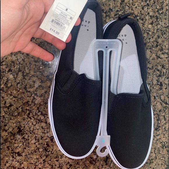 Black Flat women’s shoes size 8 - Picture 3 of 4